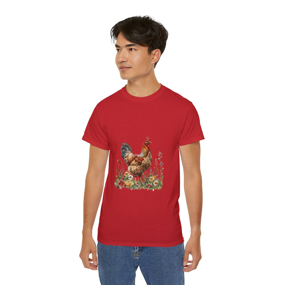 Watercolor Hen Unisex Ultra Cotton Tee