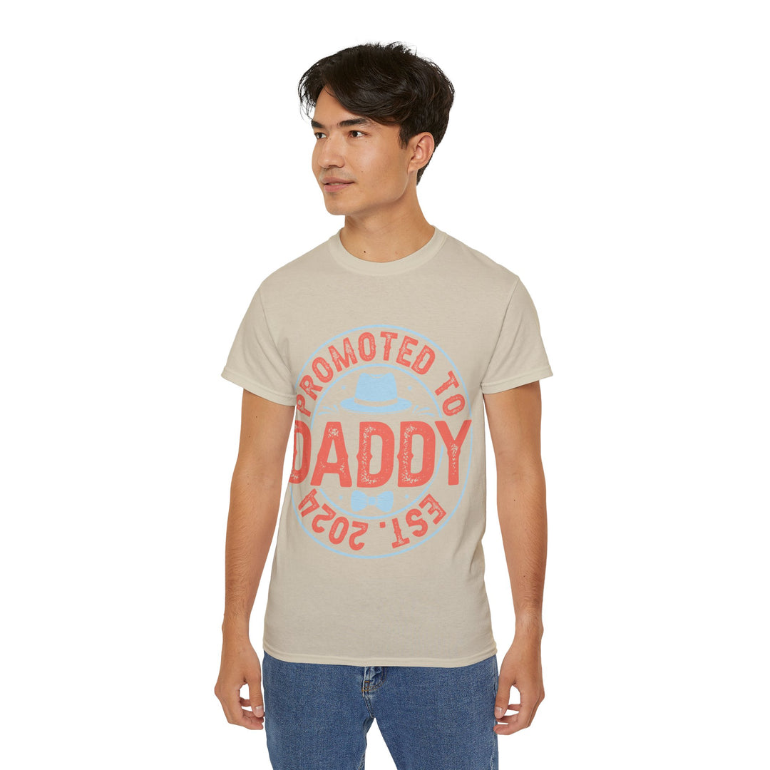 Promoted to Daddy Unisex Ultra Cotton Tee