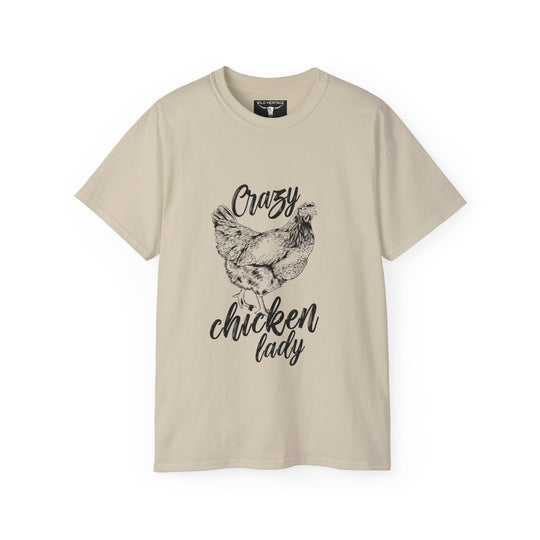 Crazy Chicken Lady Unisex Ultra Cotton Tee