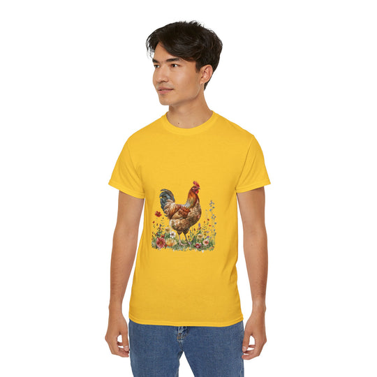 Watercolor Hen Unisex Ultra Cotton Tee