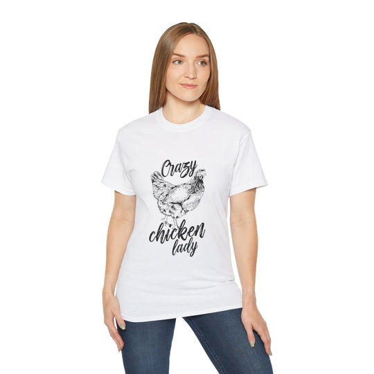 Crazy Chicken Lady Unisex Ultra Cotton Tee