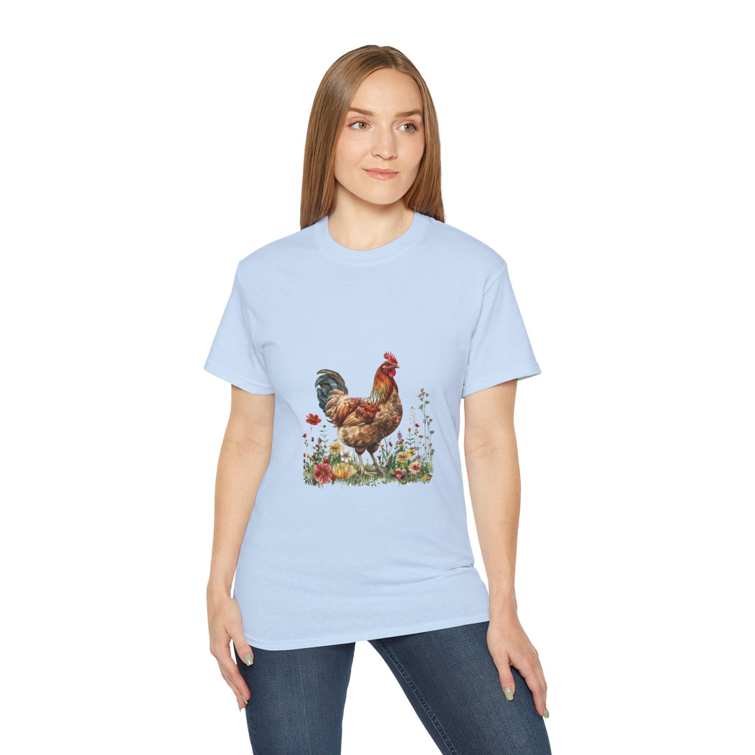 Watercolor Hen Unisex Ultra Cotton Tee