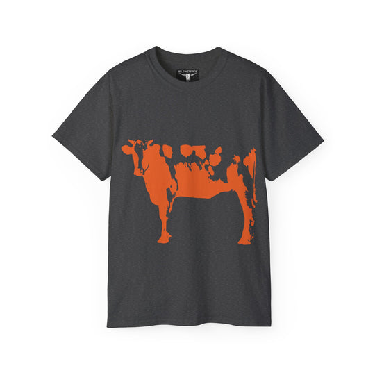 Orange Cow Unisex Ultra Cotton Tee