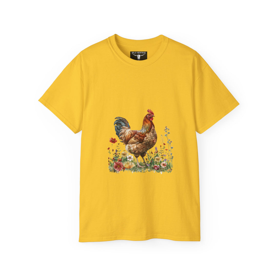 Watercolor Hen Unisex Ultra Cotton Tee