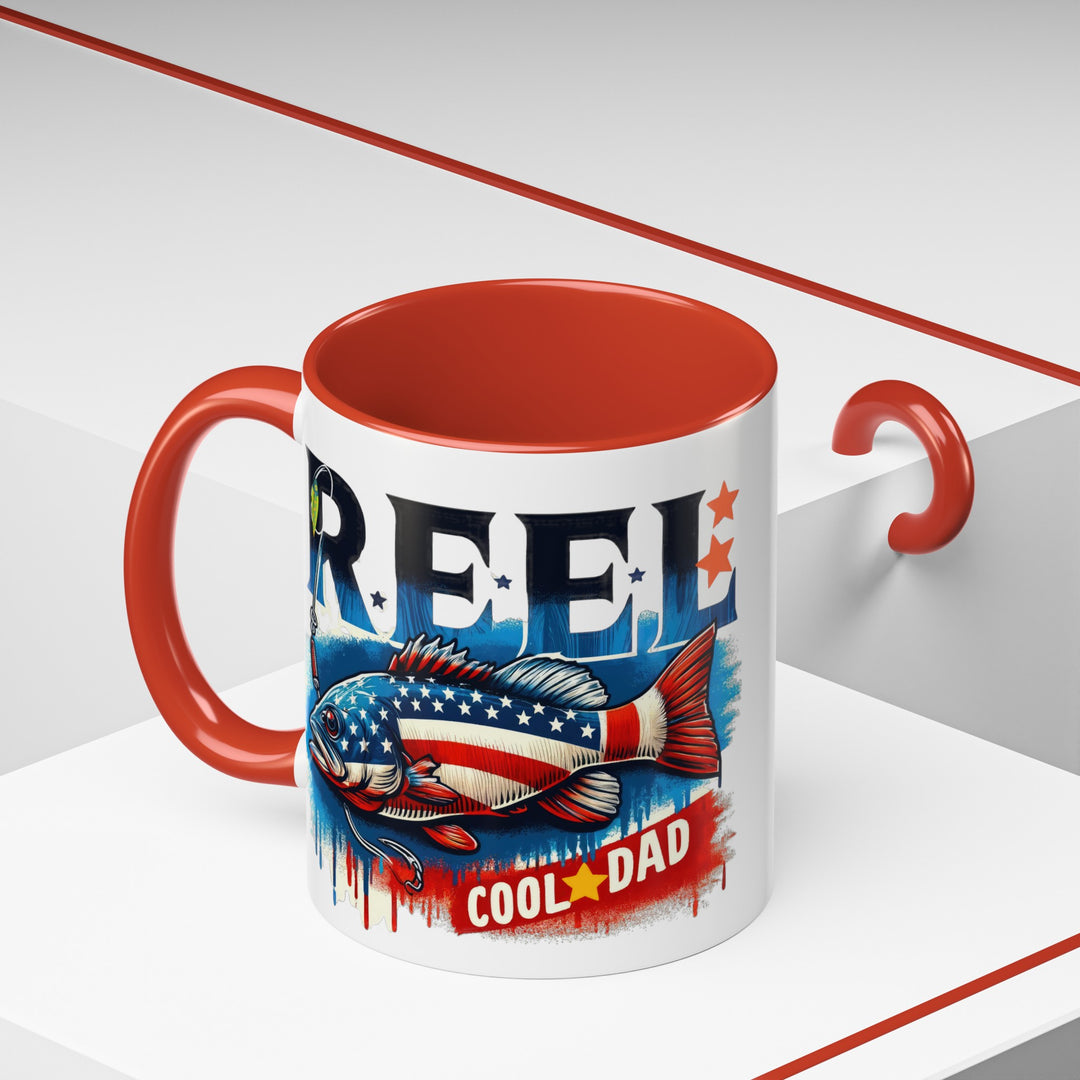 Reel Cool Dad Accent Coffee Mug (11, 15oz)