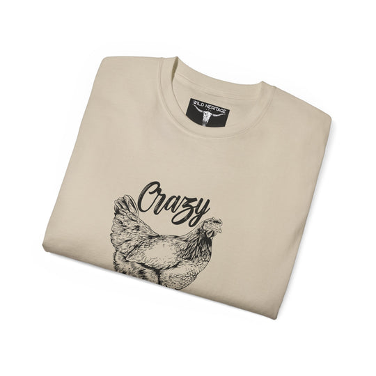 Crazy Chicken Lady Unisex Ultra Cotton Tee