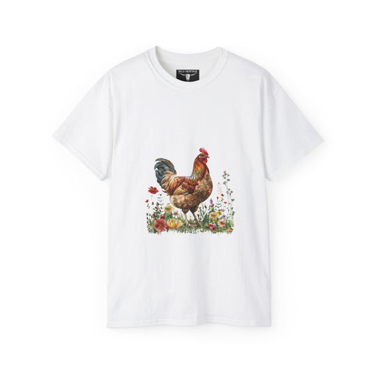 Watercolor Hen Unisex Ultra Cotton Tee