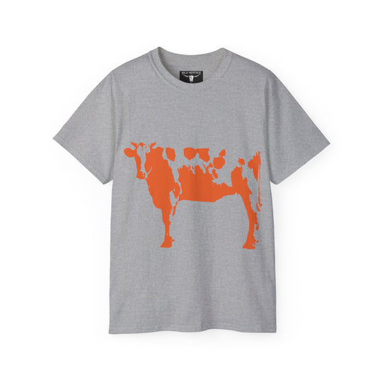 Orange Cow Unisex Ultra Cotton Tee