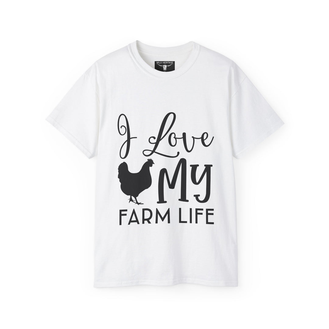 I Love My Farm Life Unisex Ultra Cotton Tee