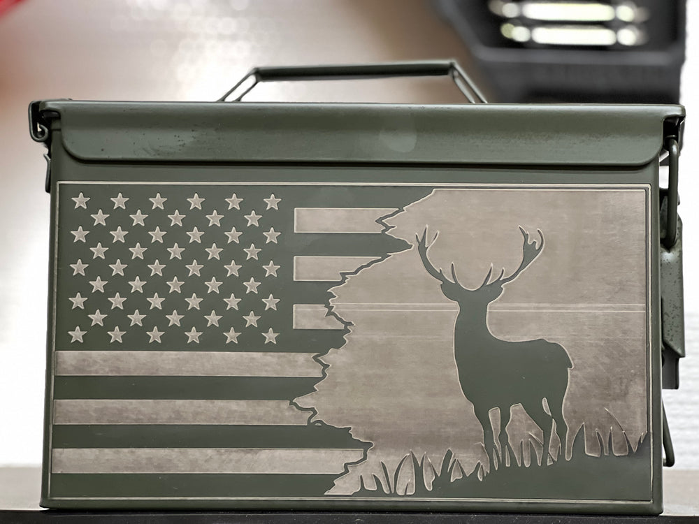 Engraved Ammo Storage Cans