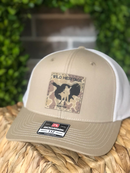 Turkey Hunter Profile Richardson 112 Trucker Snapback Hat