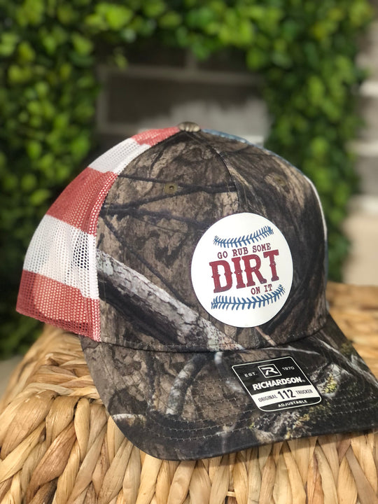 Rub Some Dirt On It Baseball Richardson 112 Trucker Snapback Hat