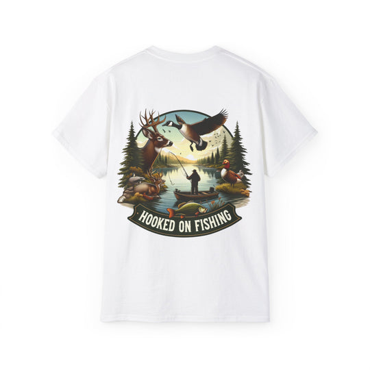 Hooked on Fishing Scene Unisex Ultra Cotton Tee