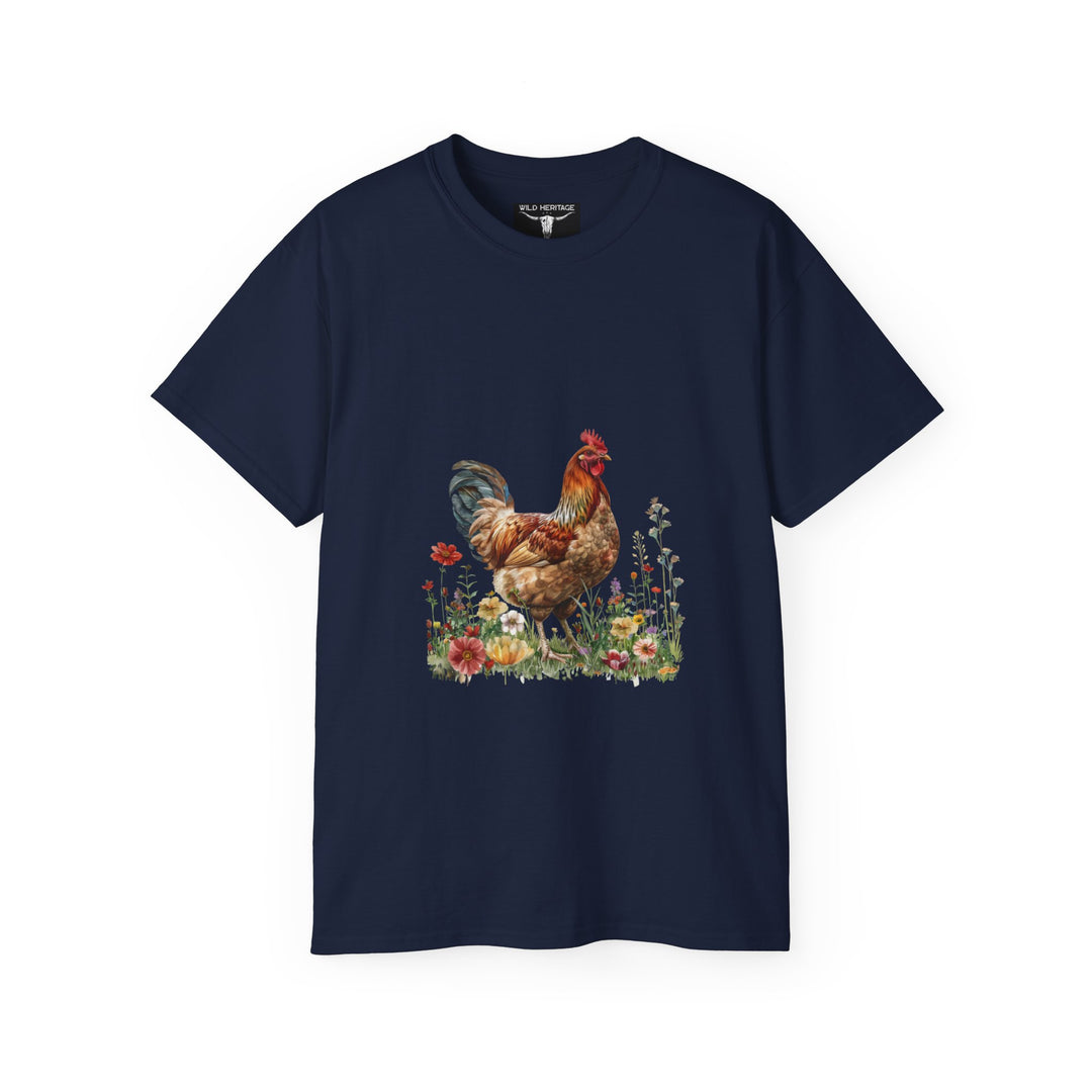 Watercolor Hen Unisex Ultra Cotton Tee