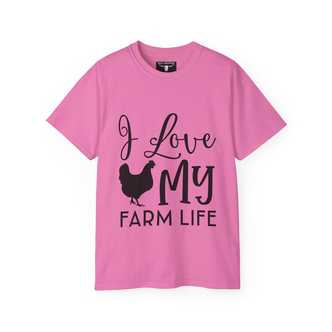 I Love My Farm Life Unisex Ultra Cotton Tee