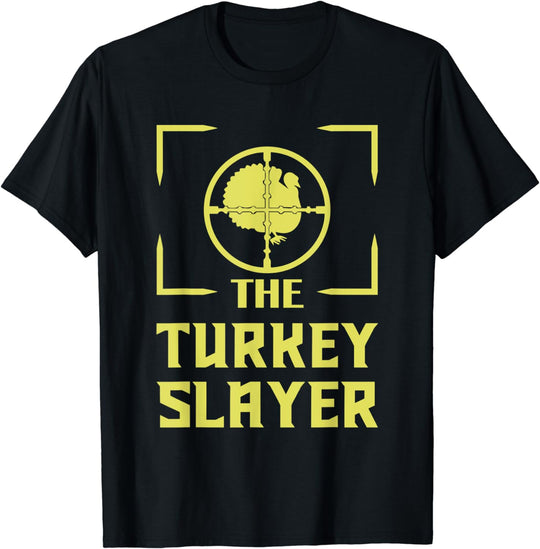 Wild Turkey Hunting the Turkey Slayer Hunter Gift T-Shirt