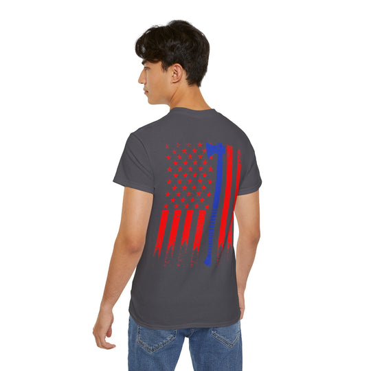 Ax with Flag Unisex Ultra Cotton Tee