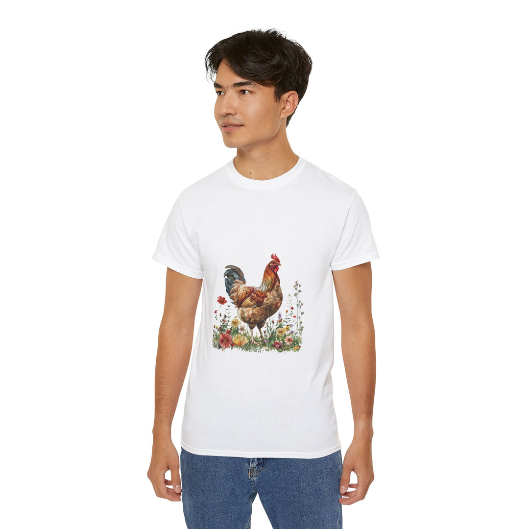 Watercolor Hen Unisex Ultra Cotton Tee