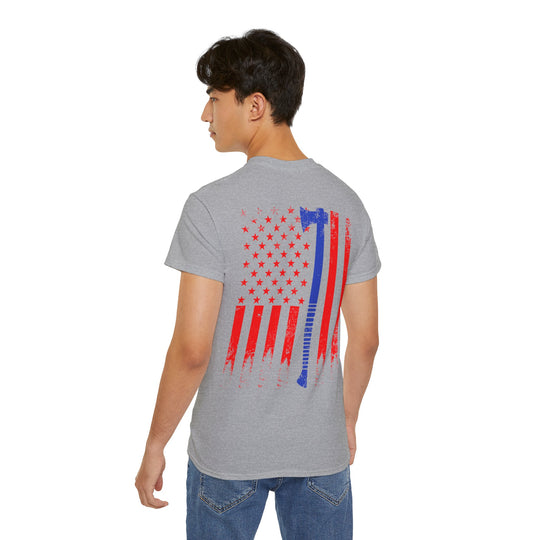 Ax with Flag Unisex Ultra Cotton Tee