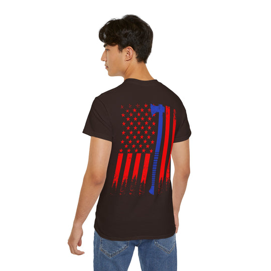 Ax with Flag Unisex Ultra Cotton Tee