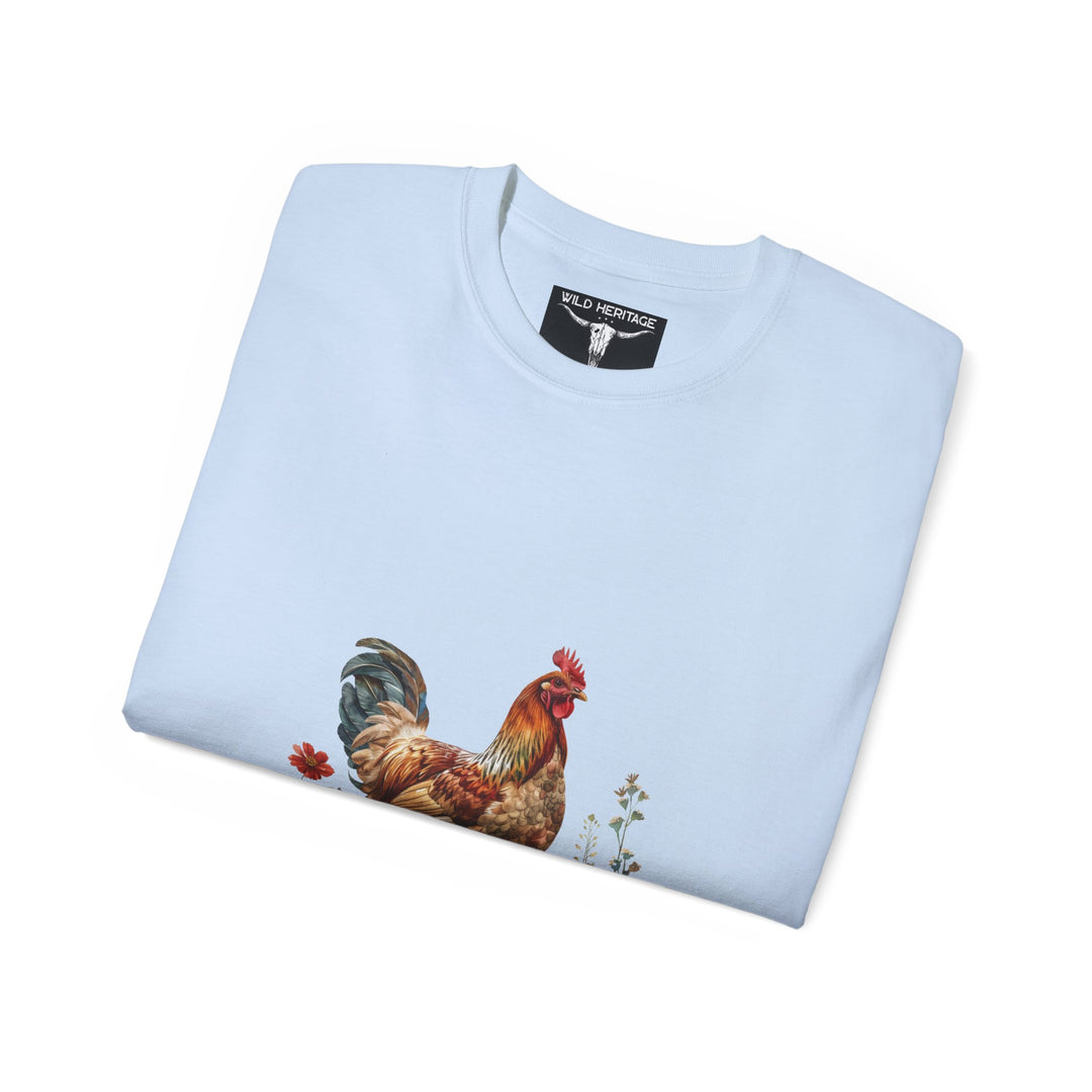 Watercolor Hen Unisex Ultra Cotton Tee