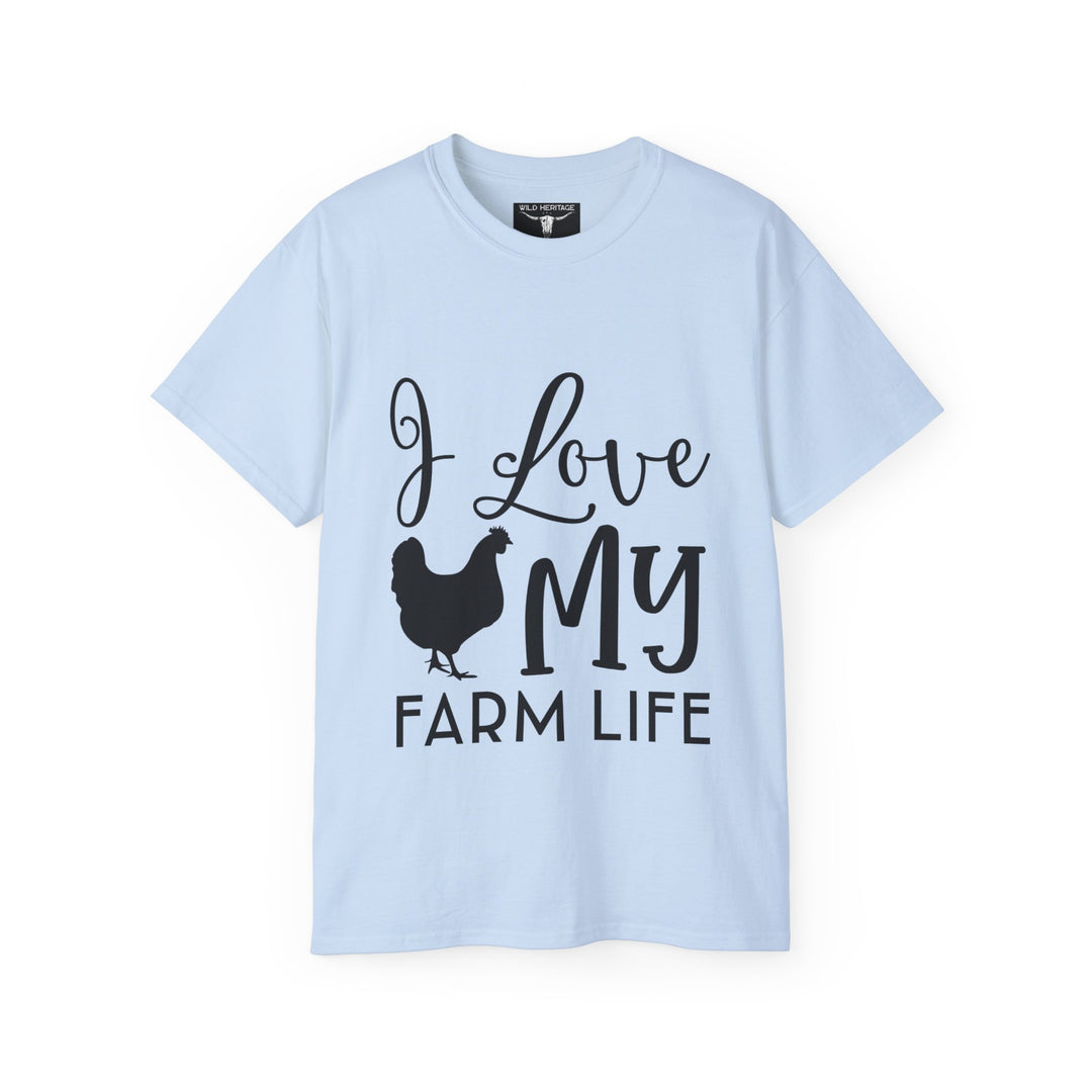 I Love My Farm Life Unisex Ultra Cotton Tee