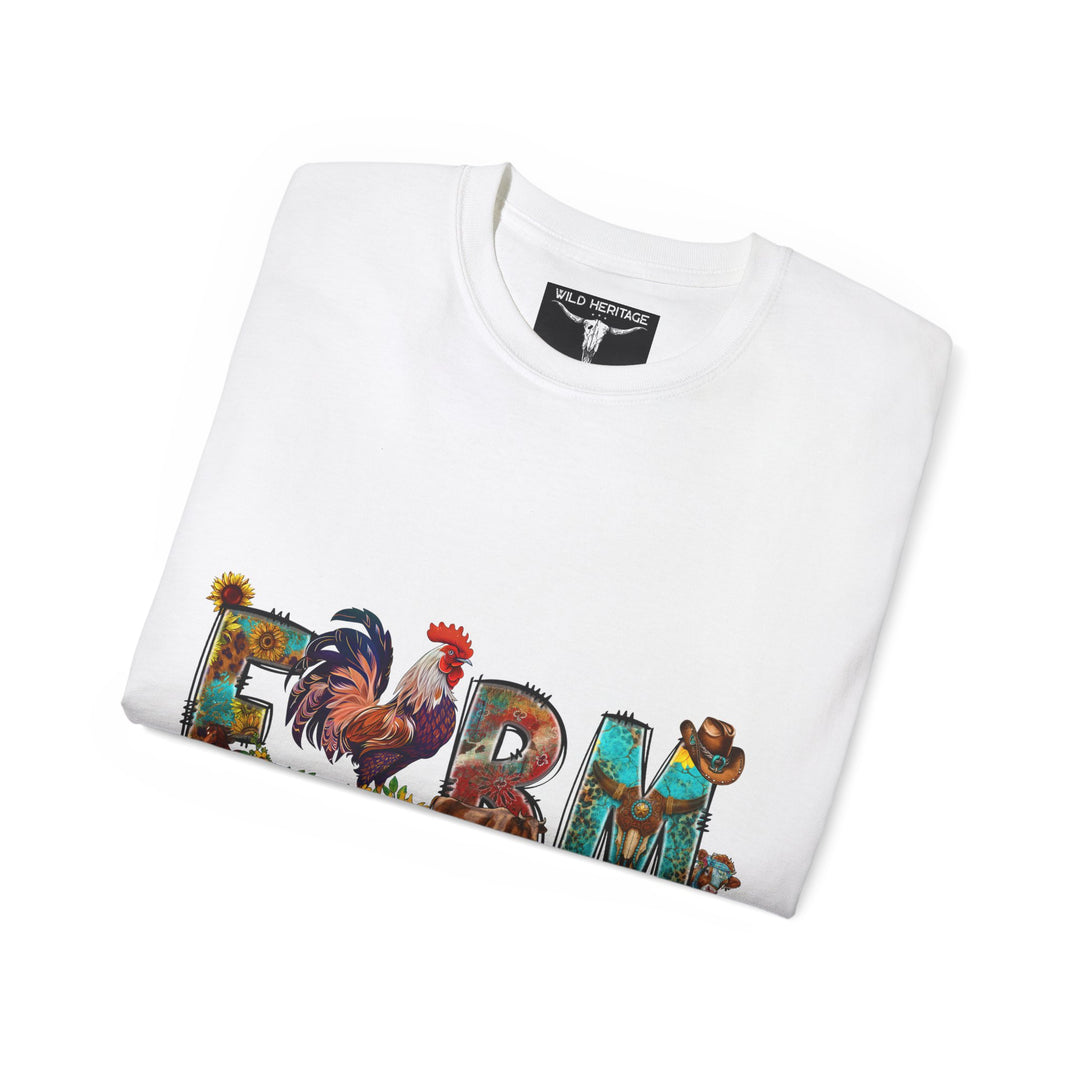 Farm Life Colorful Unisex Ultra Cotton Tee