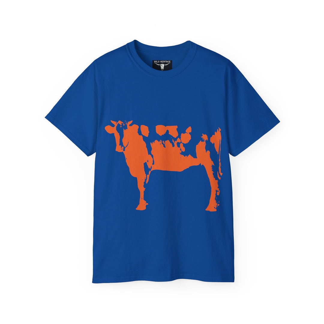 Orange Cow Unisex Ultra Cotton Tee