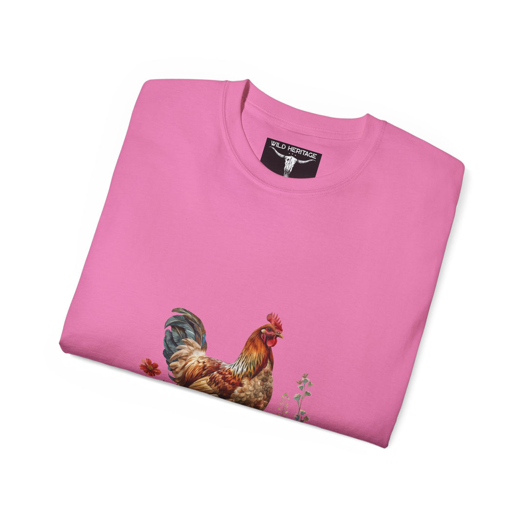 Watercolor Hen Unisex Ultra Cotton Tee