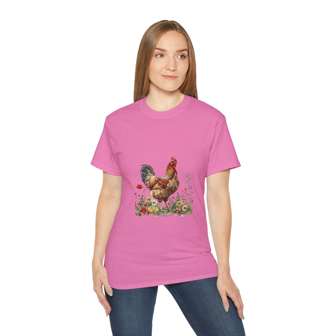 Watercolor Hen Unisex Ultra Cotton Tee