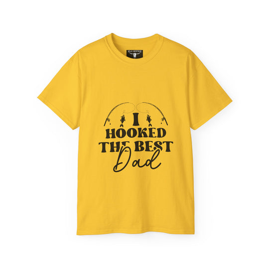 I Hooked the Best Dad Unisex Ultra Cotton Tee