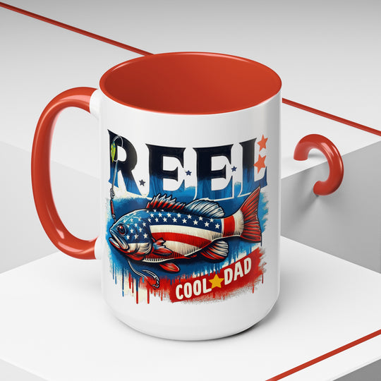 Reel Cool Dad Accent Coffee Mug (11, 15oz)