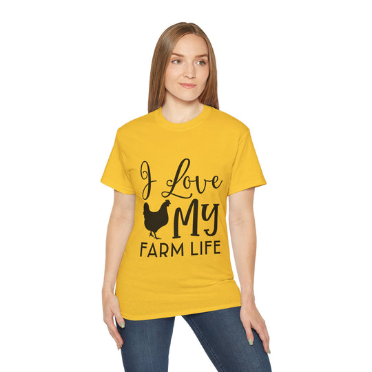 I Love My Farm Life Unisex Ultra Cotton Tee