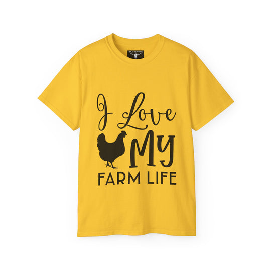 I Love My Farm Life Unisex Ultra Cotton Tee