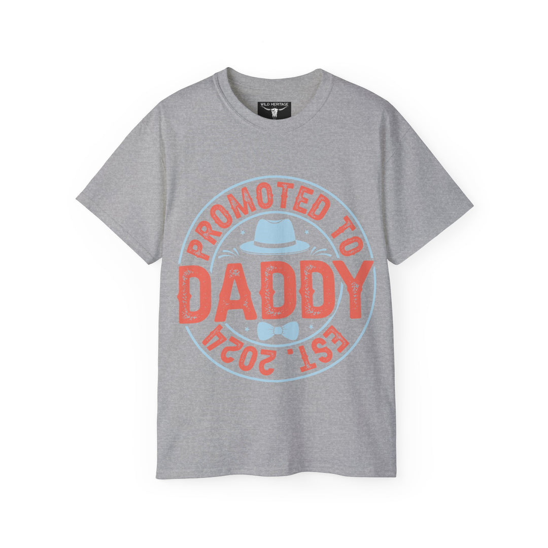 Promoted to Daddy Unisex Ultra Cotton Tee