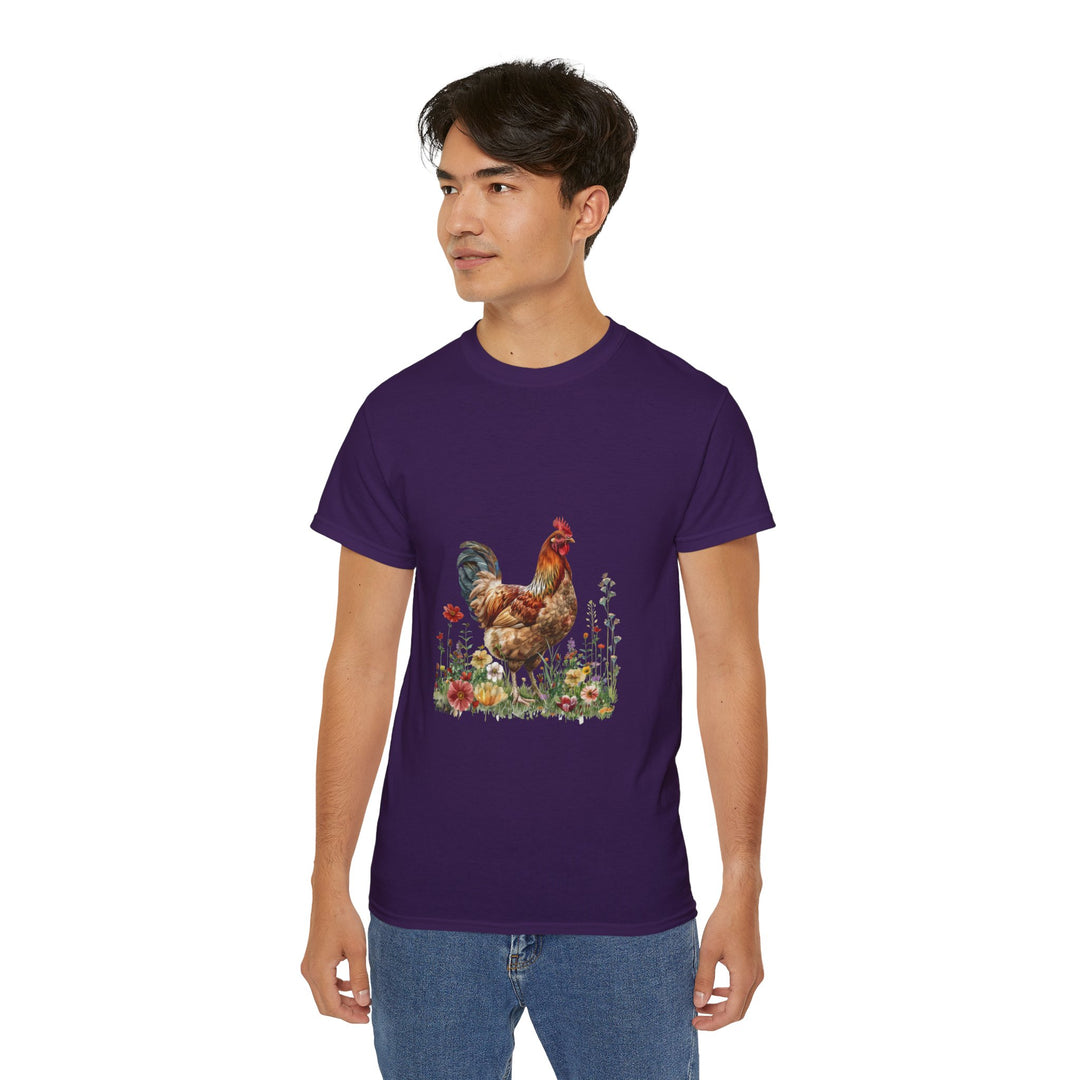 Watercolor Hen Unisex Ultra Cotton Tee