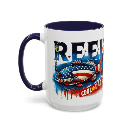 Reel Cool Dad Accent Coffee Mug (11, 15oz)