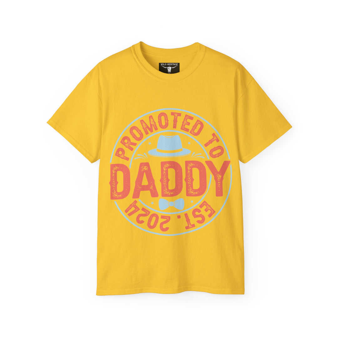 Promoted to Daddy Unisex Ultra Cotton Tee