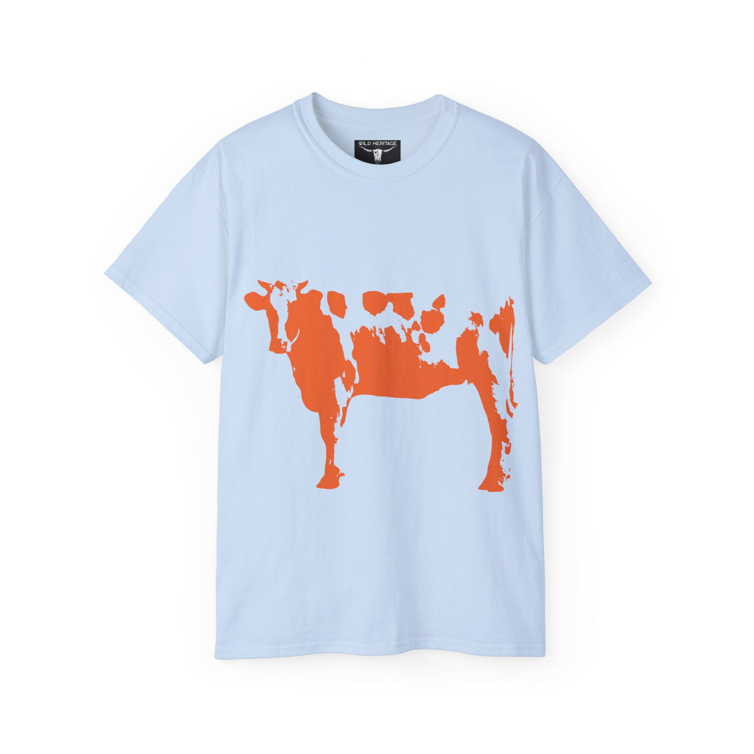 Orange Cow Unisex Ultra Cotton Tee