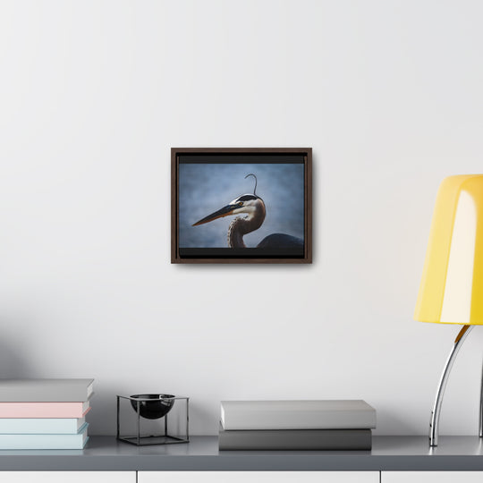 Great Blue Heron - Gallery Canvas Wraps, Horizontal Frame