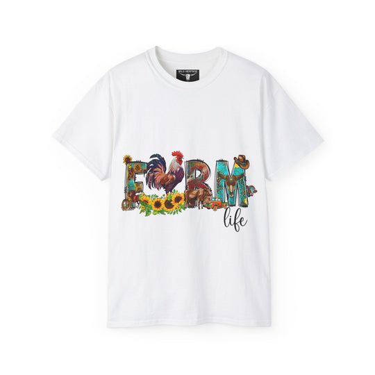 Farm Life Colorful Unisex Ultra Cotton Tee