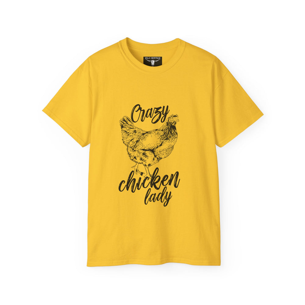 Crazy Chicken Lady Unisex Ultra Cotton Tee