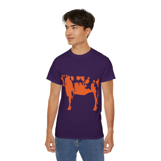 Orange Cow Unisex Ultra Cotton Tee