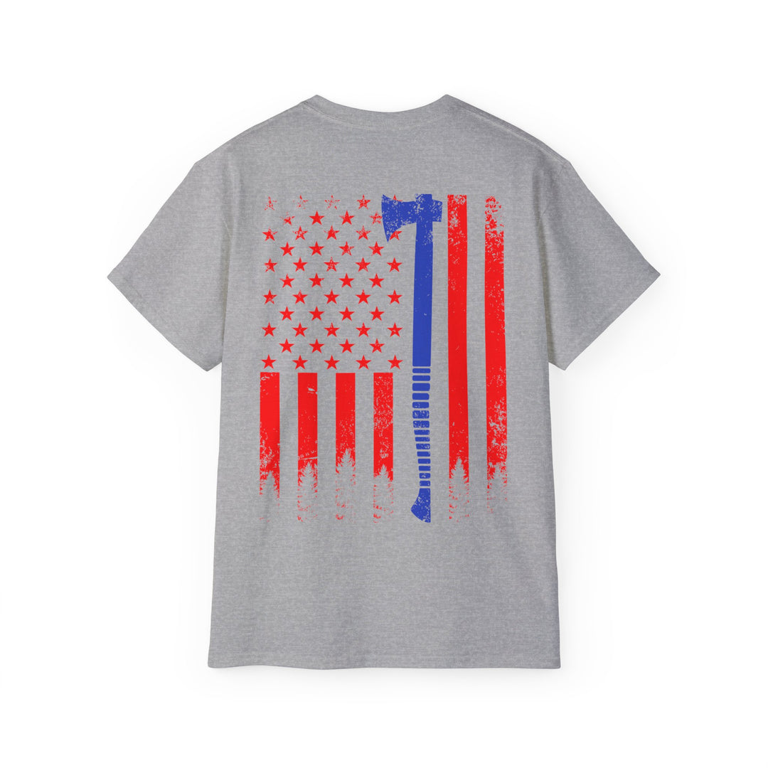 Ax with Flag Unisex Ultra Cotton Tee