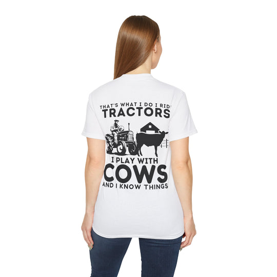 Farm Life What I Do Unisex Ultra Cotton Tee