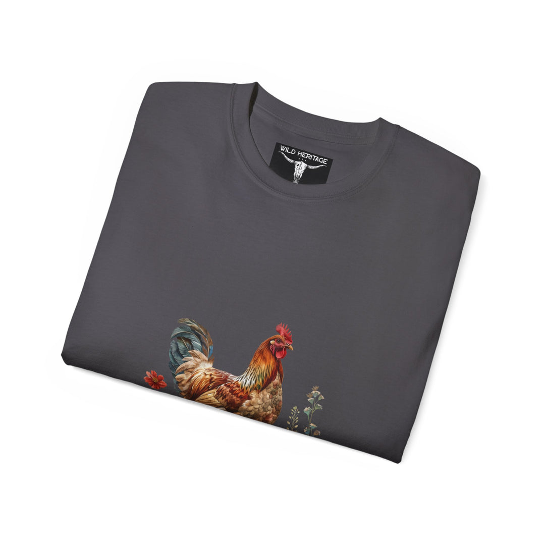 Watercolor Hen Unisex Ultra Cotton Tee