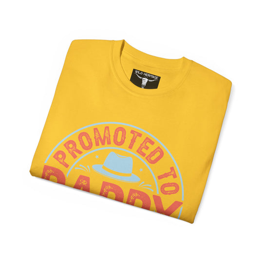 Promoted to Daddy Unisex Ultra Cotton Tee