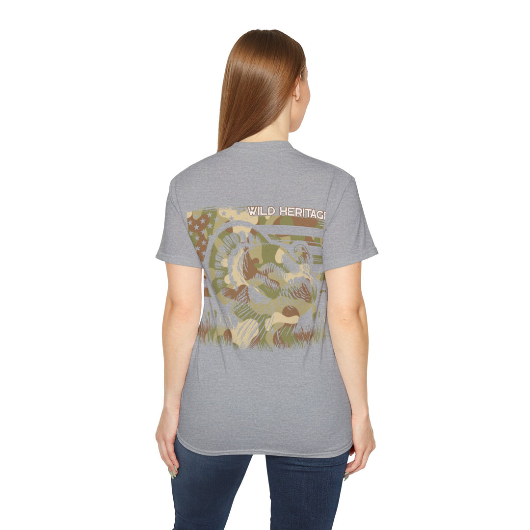 Turkey Camo 2 Flag Unisex Ultra Cotton Tee