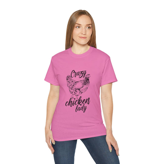 Crazy Chicken Lady Unisex Ultra Cotton Tee