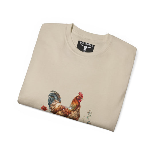 Watercolor Hen Unisex Ultra Cotton Tee